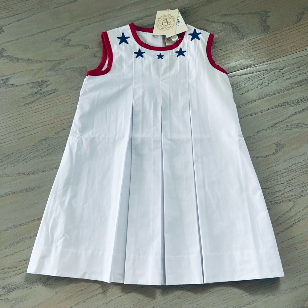 TBBC NWT Mary Francis Frock Stars Appliqué dress